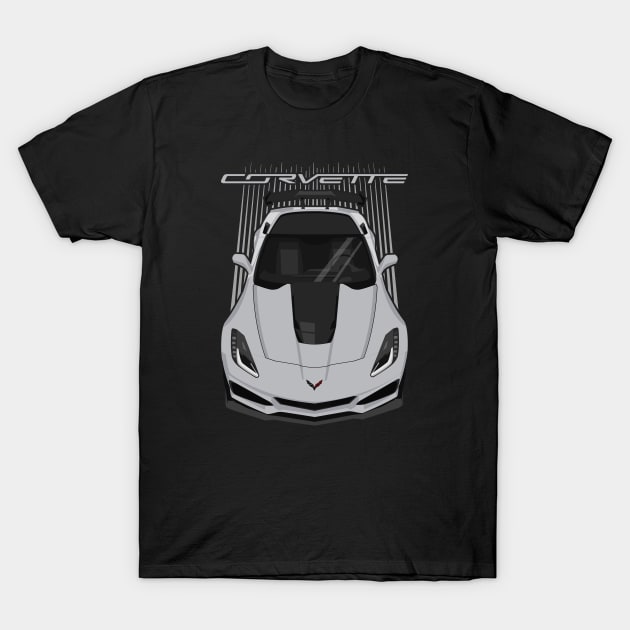 Corvette C7 ZR1 - Silver T-Shirt by V8social